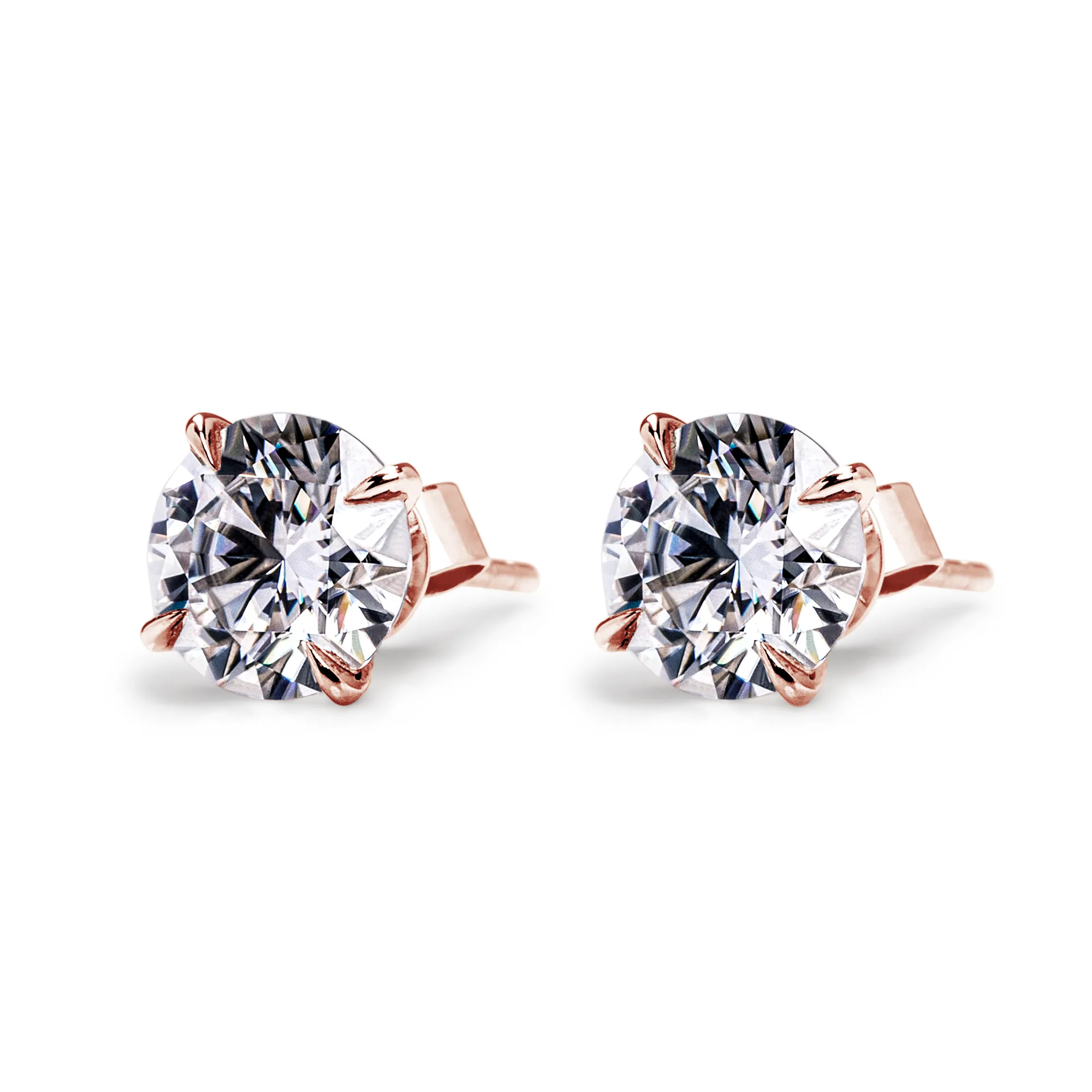 1 CT. Brilliant Moissanite Earring Studs