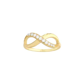 1 ROW CZ INFINITY RING GP