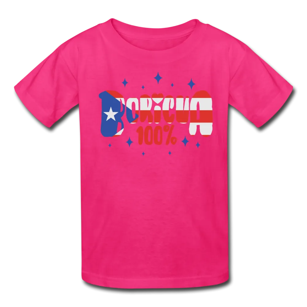 100% Boricua Kids' T-Shirt