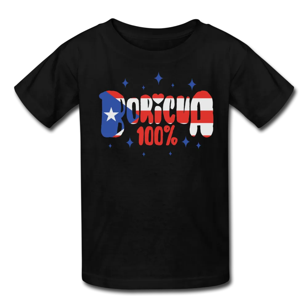 100% Boricua Kids' T-Shirt