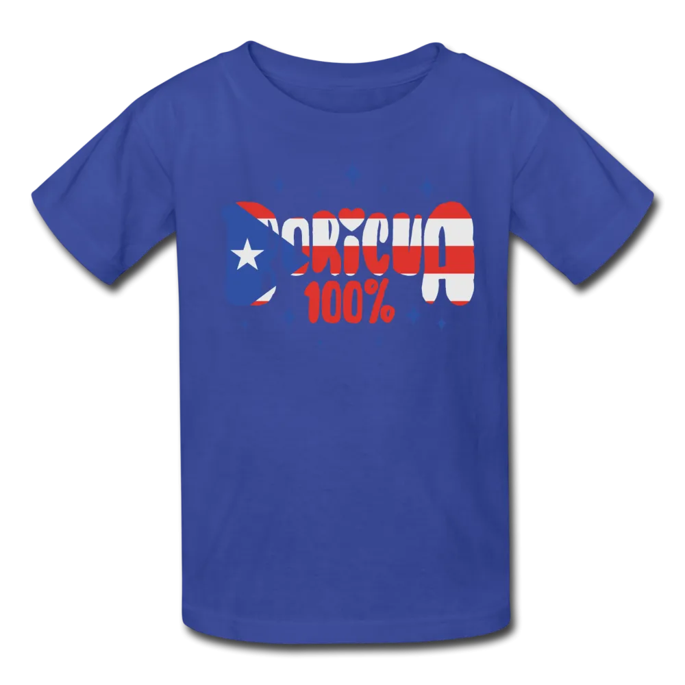 100% Boricua Kids' T-Shirt