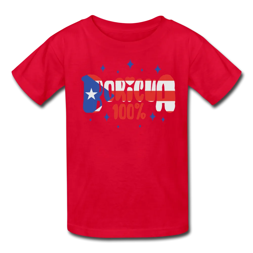 100% Boricua Kids' T-Shirt