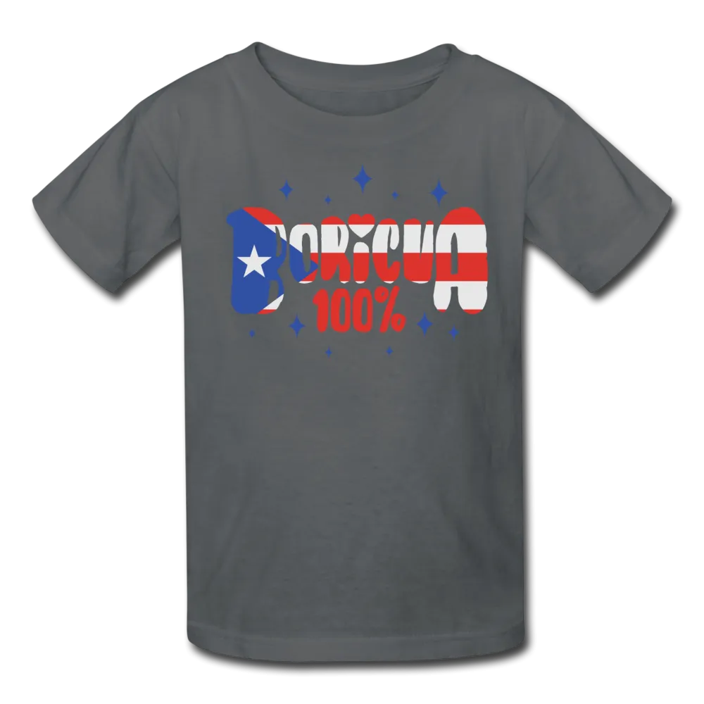 100% Boricua Kids' T-Shirt