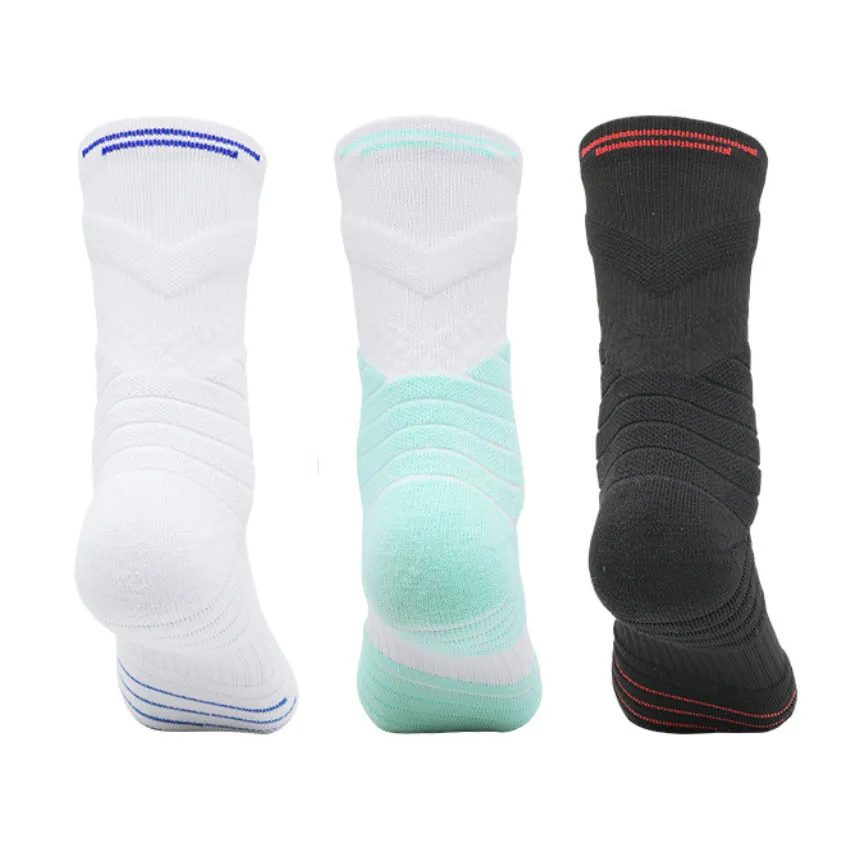 3 Pack Kids Thick Sports Socks With Padded Heel