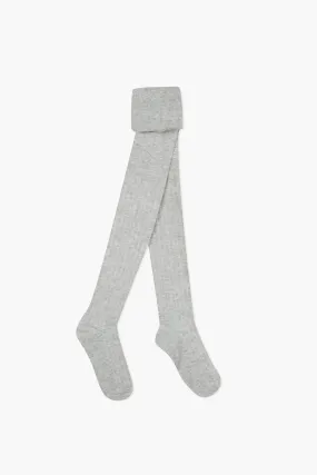 3pommes Mid-Grey Girls Tights