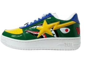 A Bathing Ape Bapesta Low M2 'Shark Face ‑ Green'