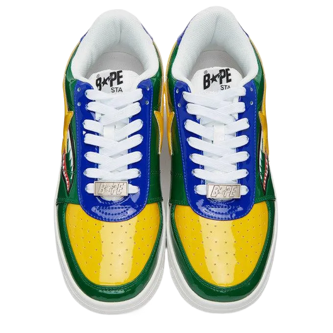 A Bathing Ape Bapesta Low M2 'Shark Face ‑ Green'