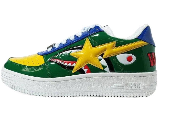 A Bathing Ape Bapesta Low M2 'Shark Face ‑ Green'