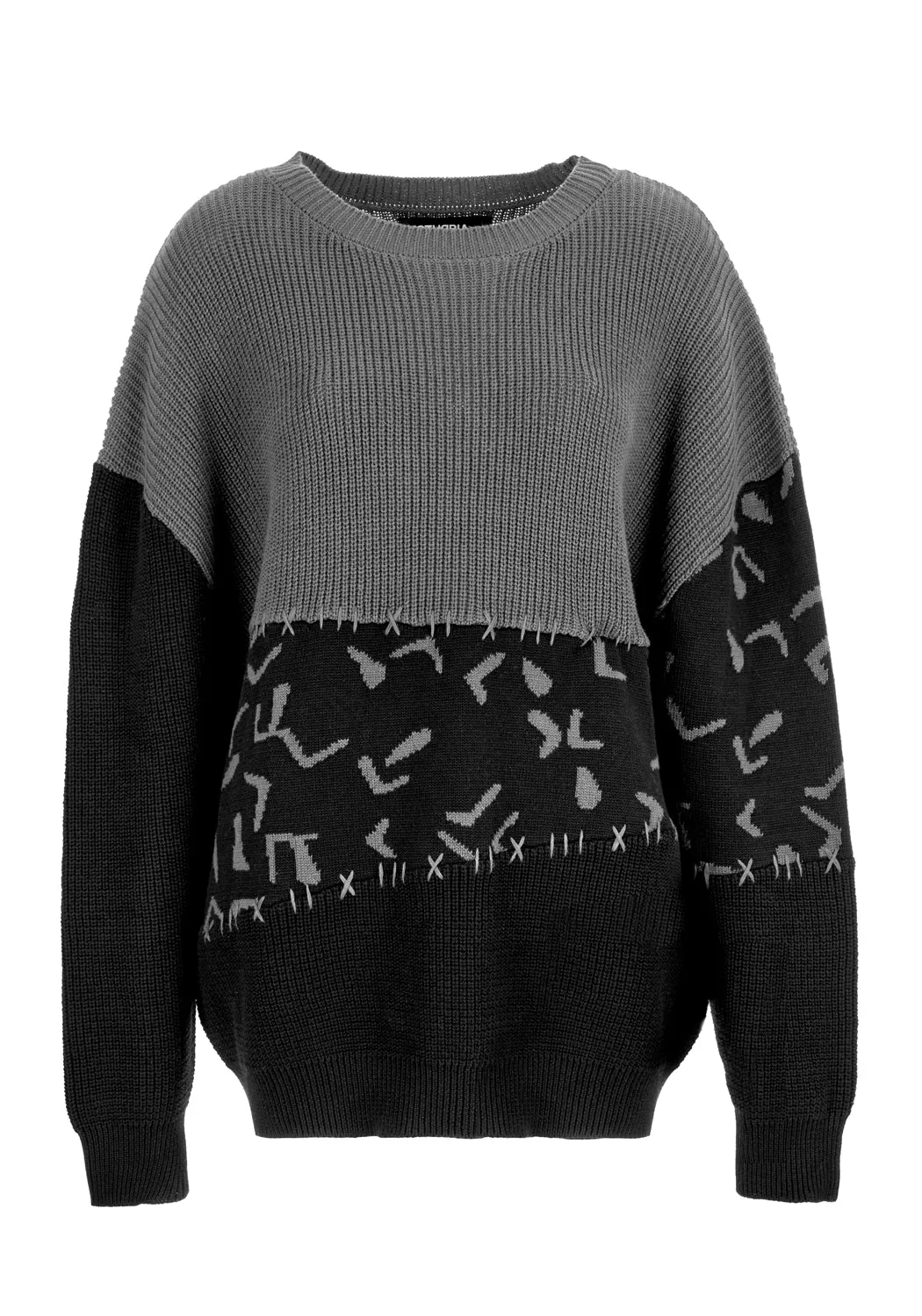 Abstract Longline Jumper