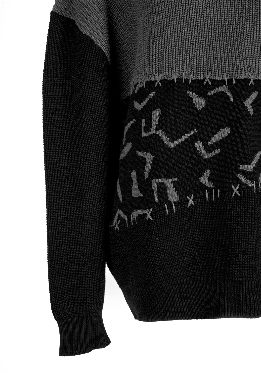 Abstract Longline Jumper