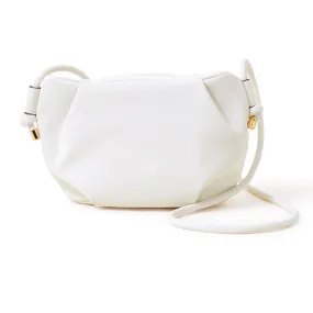 Accessorize London White Soft Cloud Knot Sling Bag