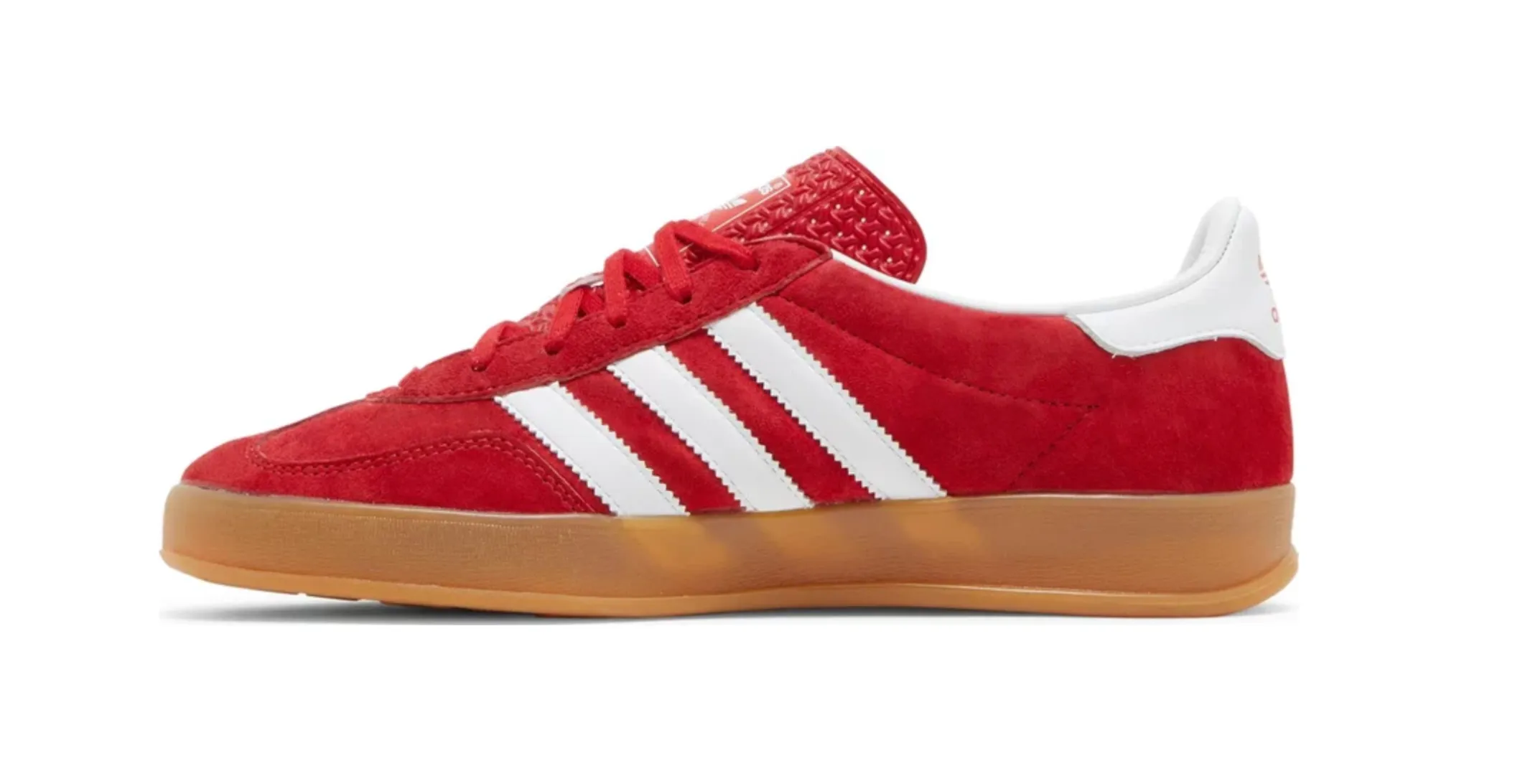 ADIDAS GAZELLE SCARLET CLOUD WHITE