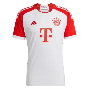 adidas Men's FC Bayern Munich 2023/24 Home Jersey White/Red