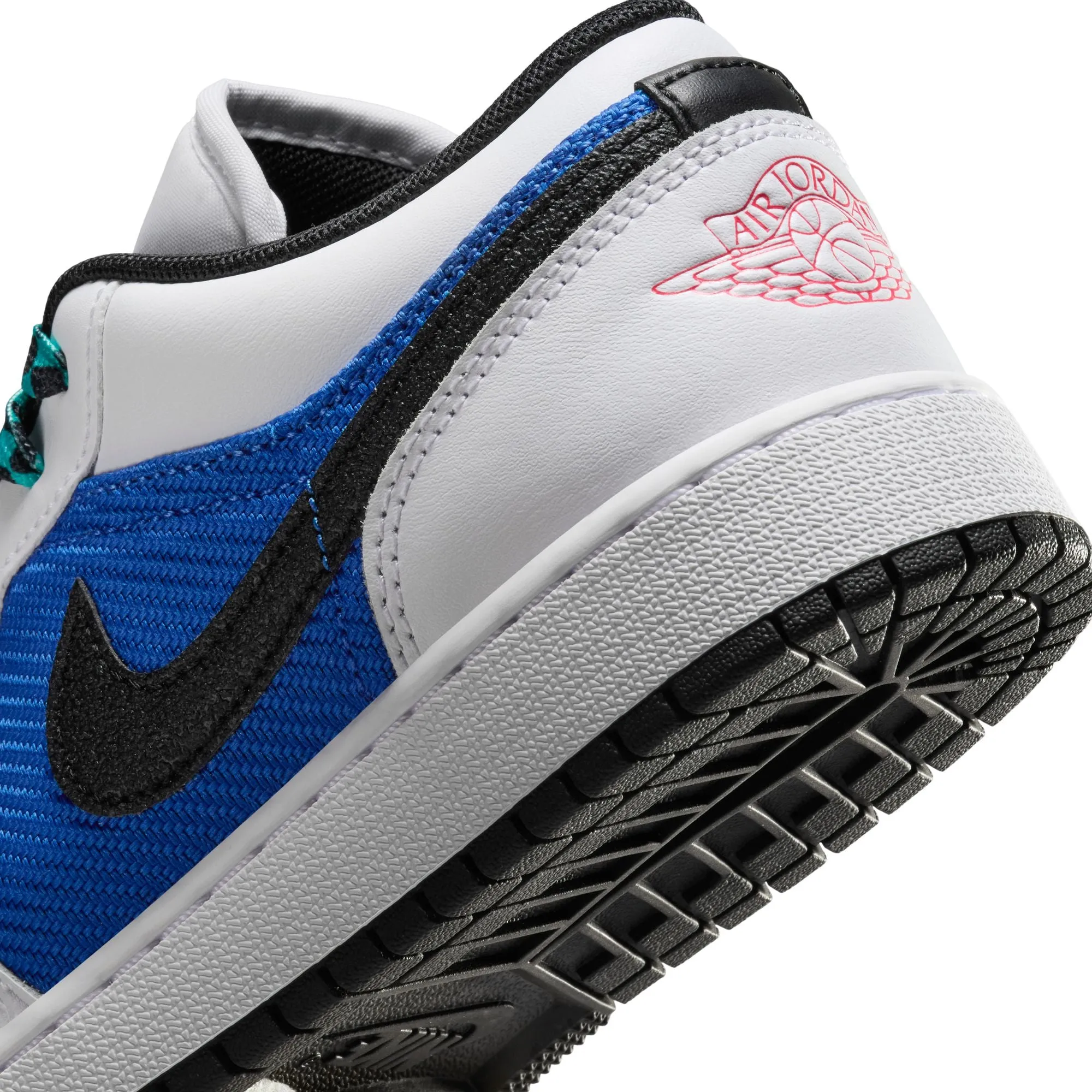 Air Jordan 1 Low SE GS (White/Black/Hyper Royal)