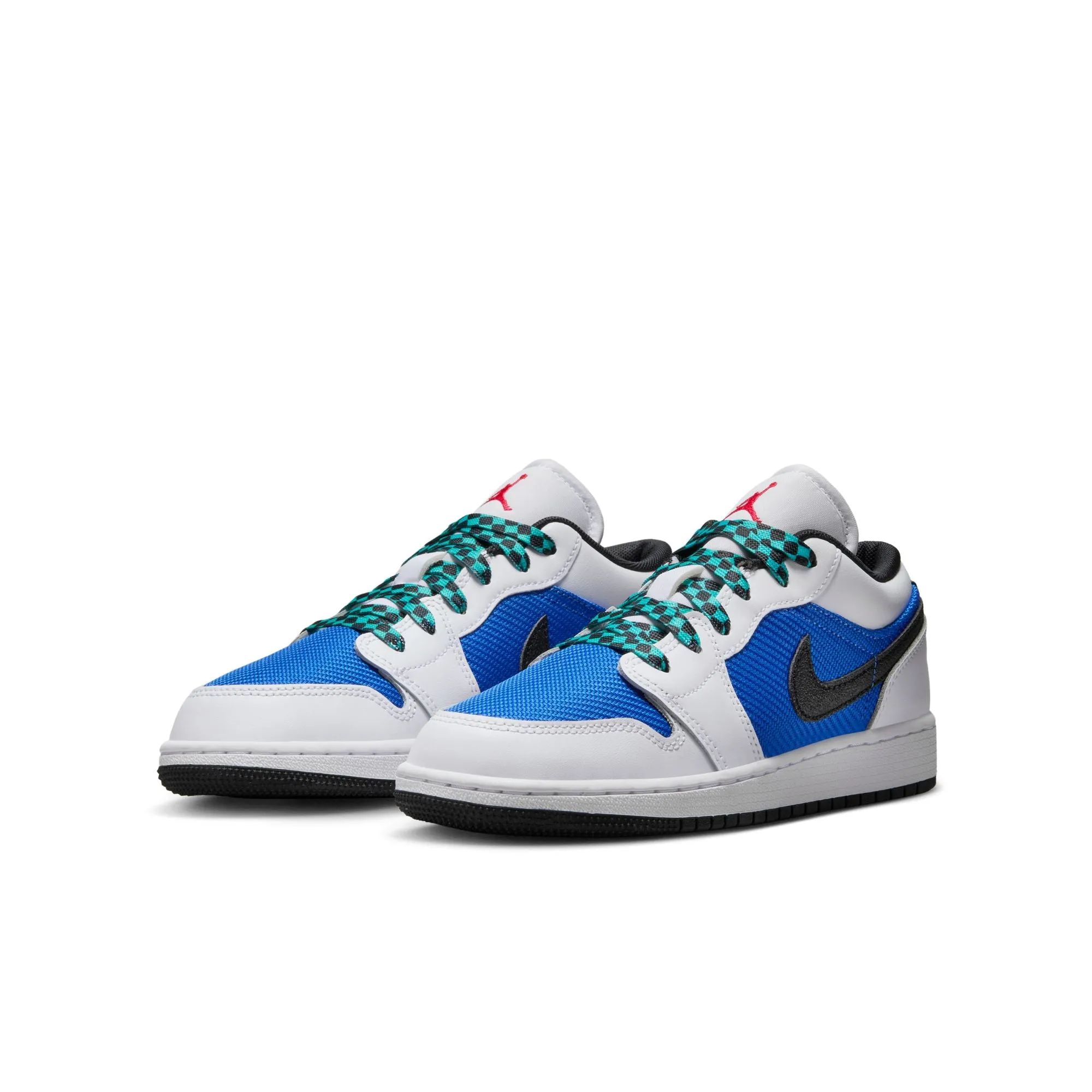 Air Jordan 1 Low SE GS (White/Black/Hyper Royal)