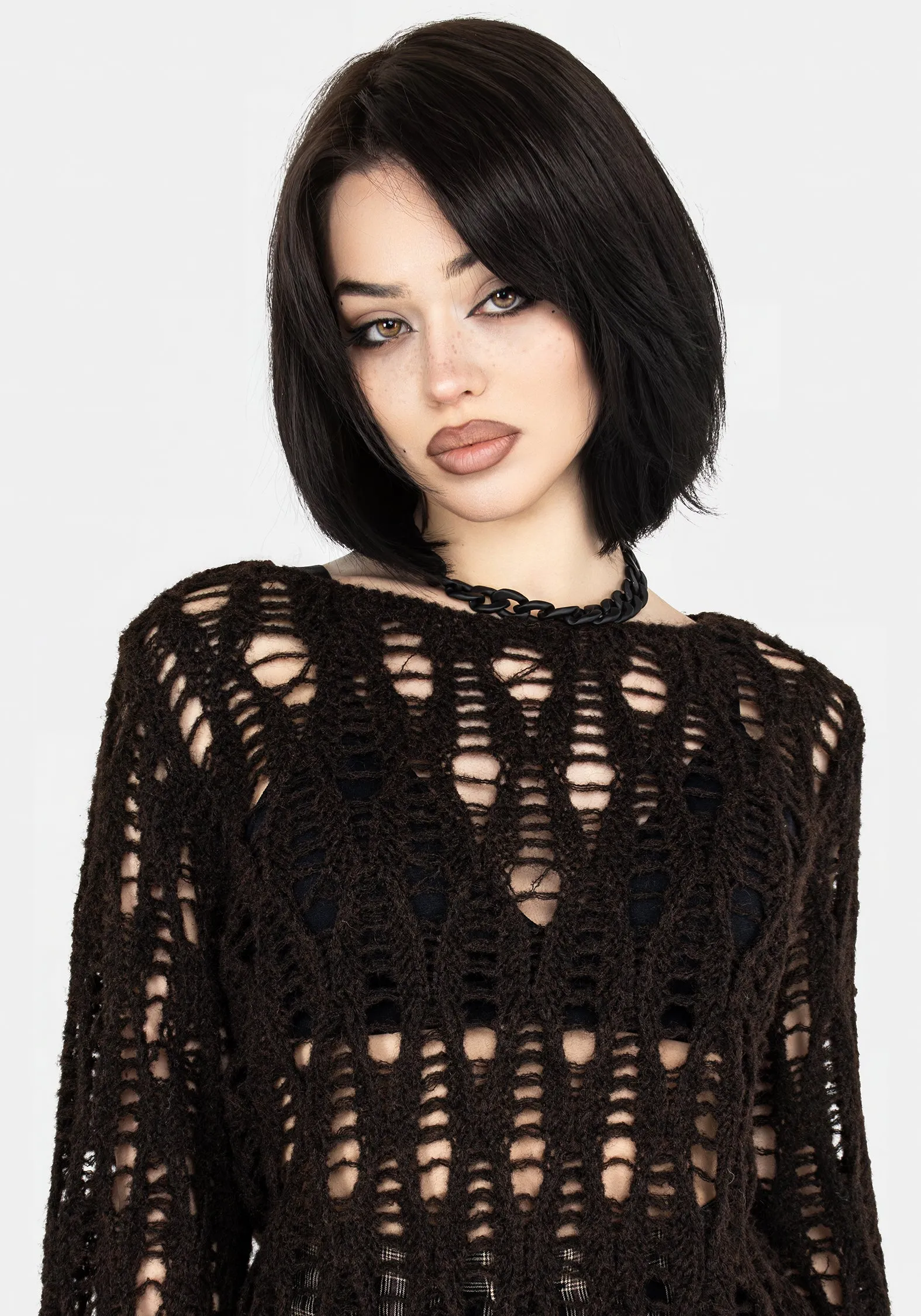 Ameila Pointelle Jumper