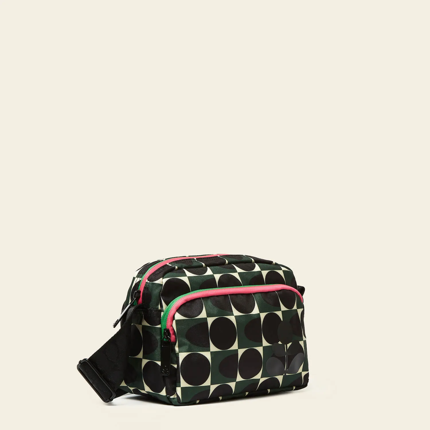 Angle Camera Bag - Spot Square Forest