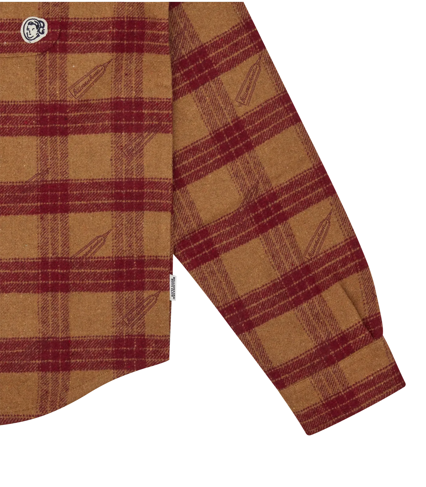 A/O PRINT CHECK SHIRT - RED CHECK