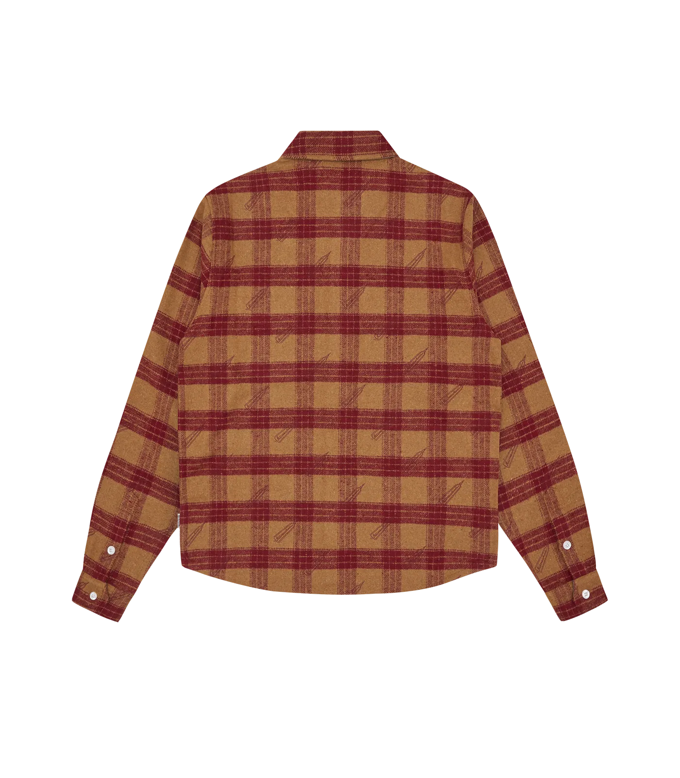 A/O PRINT CHECK SHIRT - RED CHECK