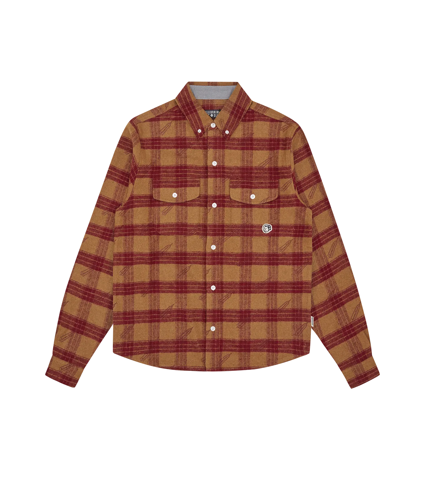 A/O PRINT CHECK SHIRT - RED CHECK