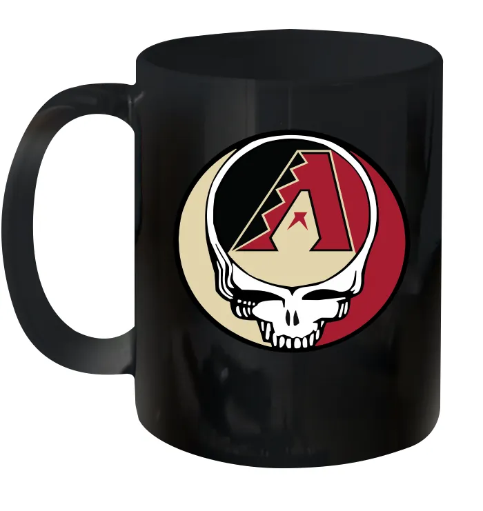 Arizona Diamondbacks Grateful Dead Steal Your Face Baseball Ceramic Mug 11oz