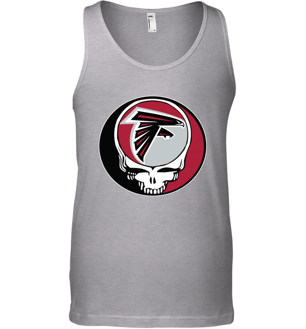 Atlanta Falcons Grateful Dead Steal Your Face NFL Football Mens Tank Top