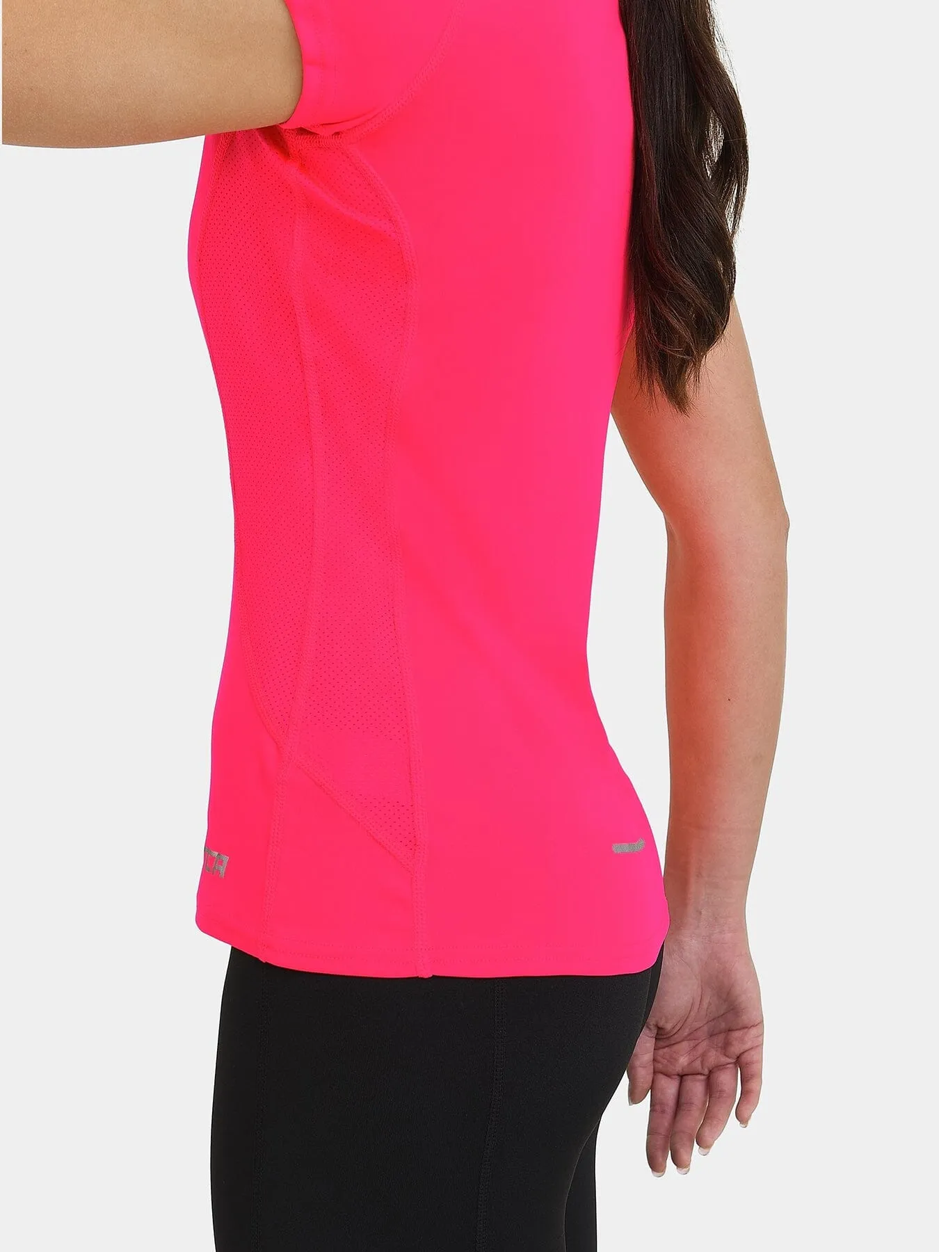 Atomic Short Sleeve T-Shirt With UPF 50  Protection & Side Mesh Panels For Women