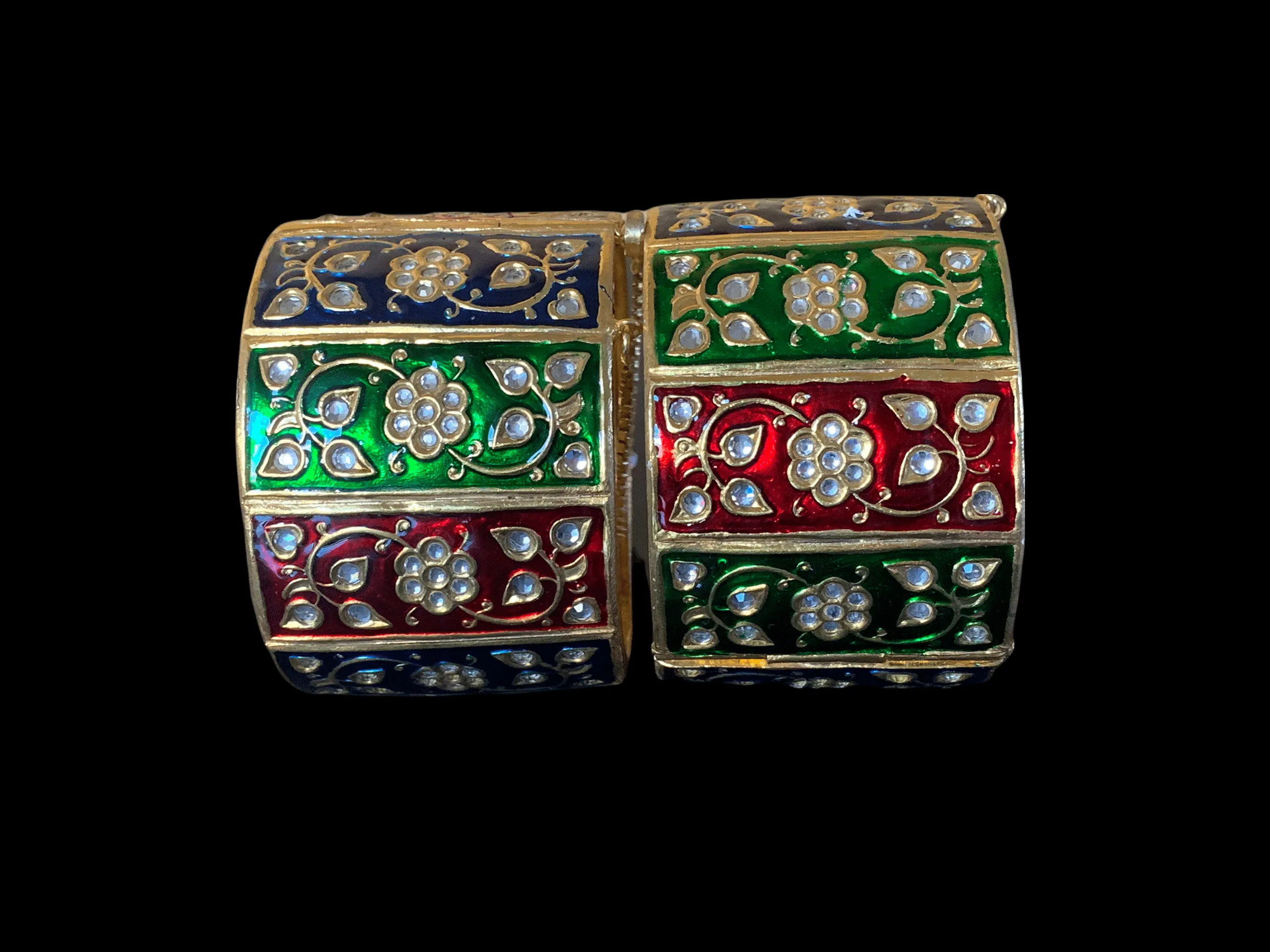 B46 Meenakari bangles -SET OF 2 (SHIPS IN 2 WEEKS )