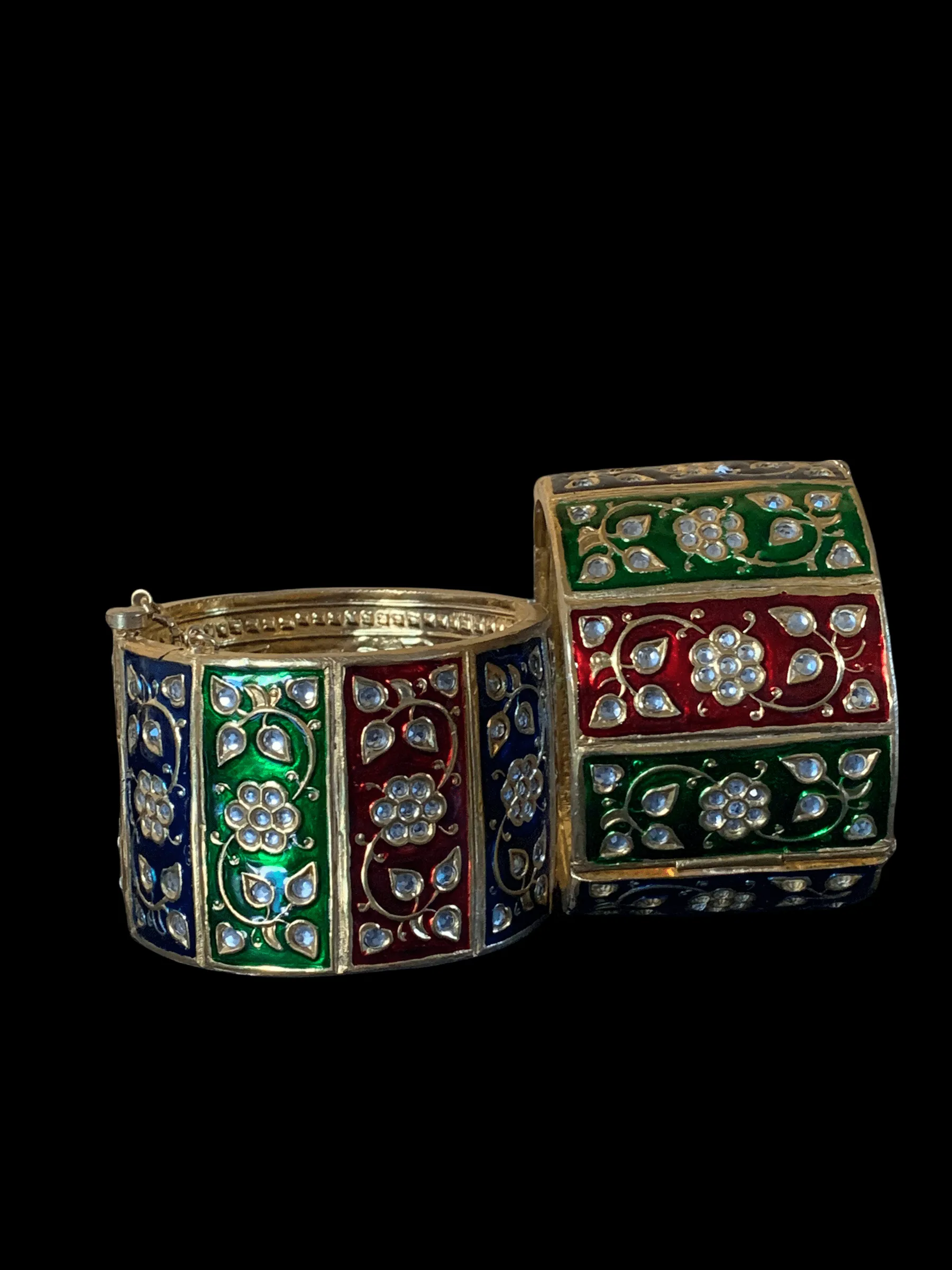 B46 Meenakari bangles -SET OF 2 (SHIPS IN 2 WEEKS )