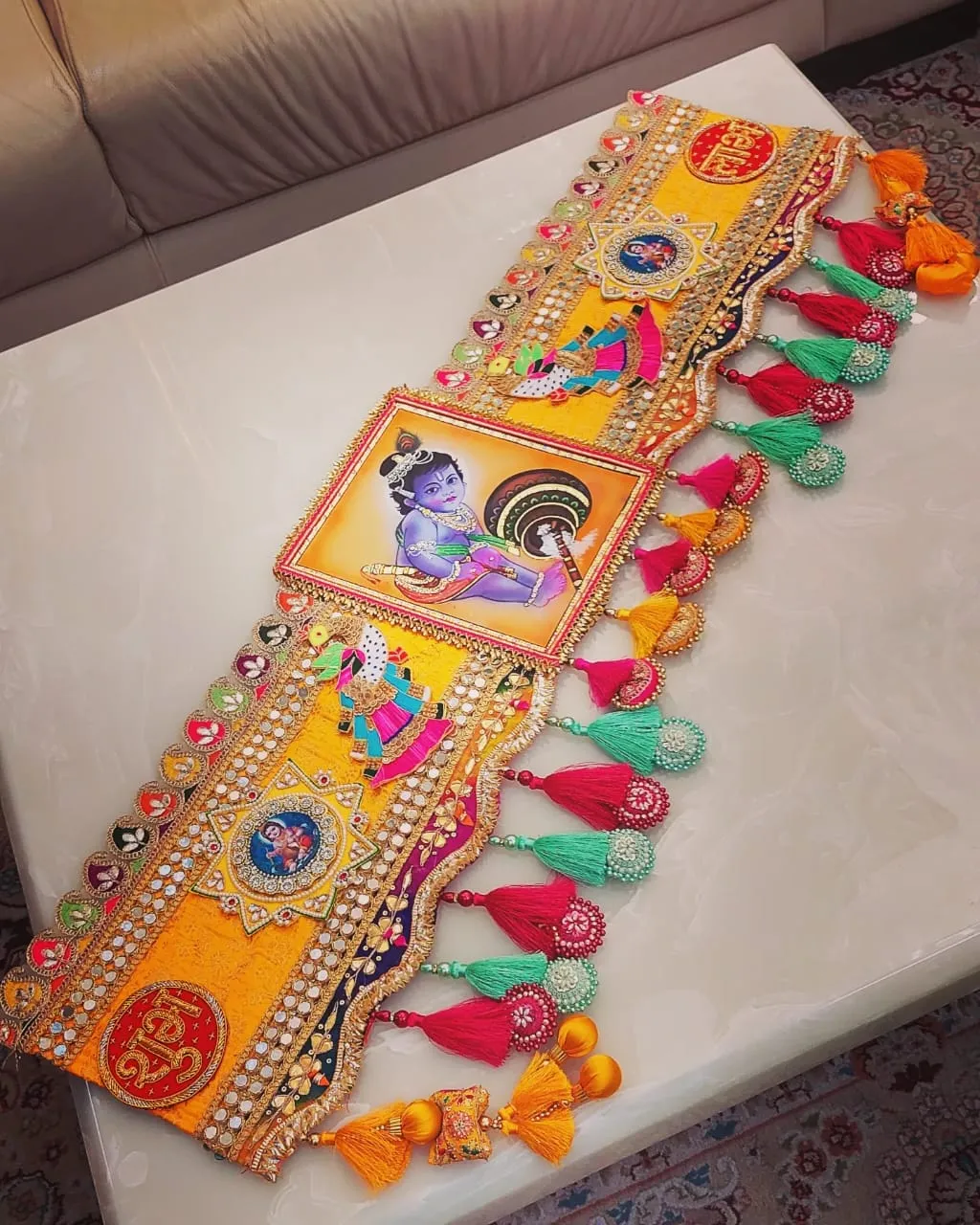 Bal Gopal , Beautiful Designer Toran for Decorating your Doors This Janmashtami -BRIJ001BG