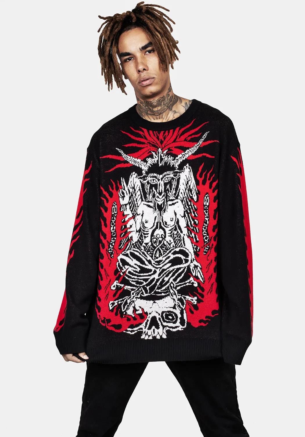 Baphomet Unisex Crew Jumper