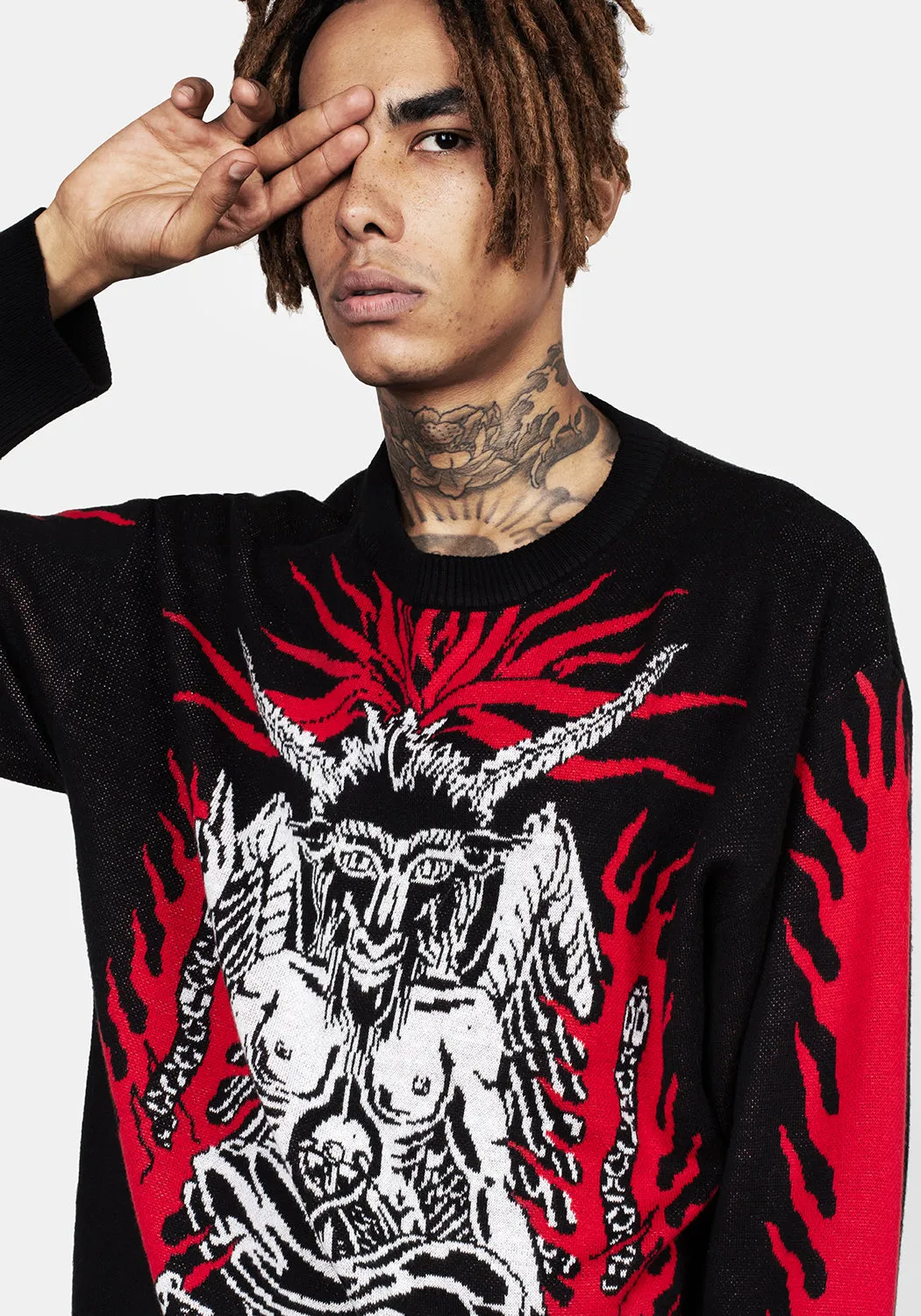 Baphomet Unisex Crew Jumper