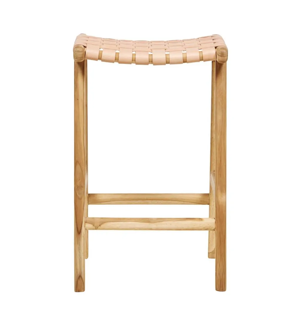 Bar Stool Woven - Blush