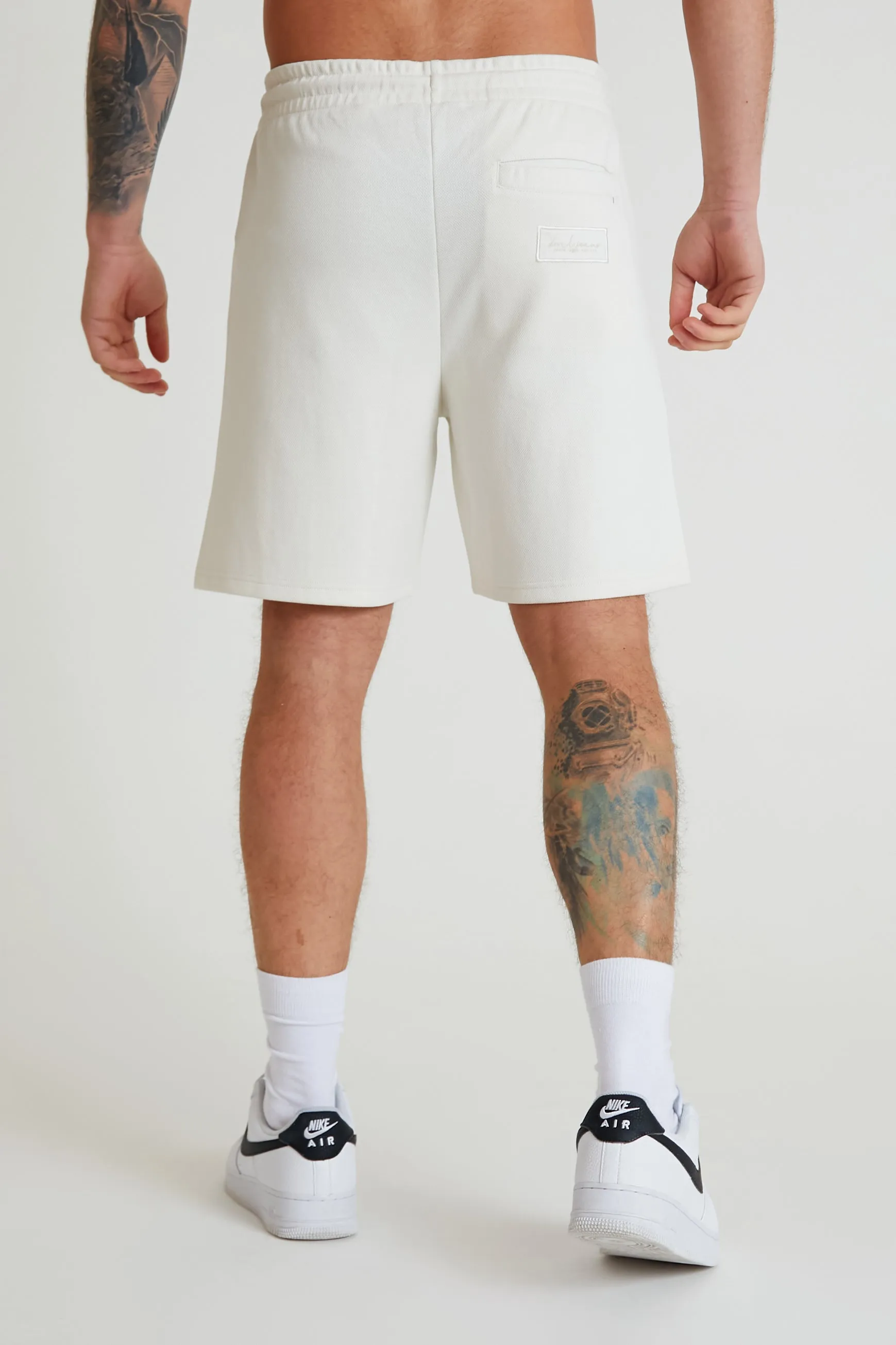 Barron Pique drawstring shorts Dove