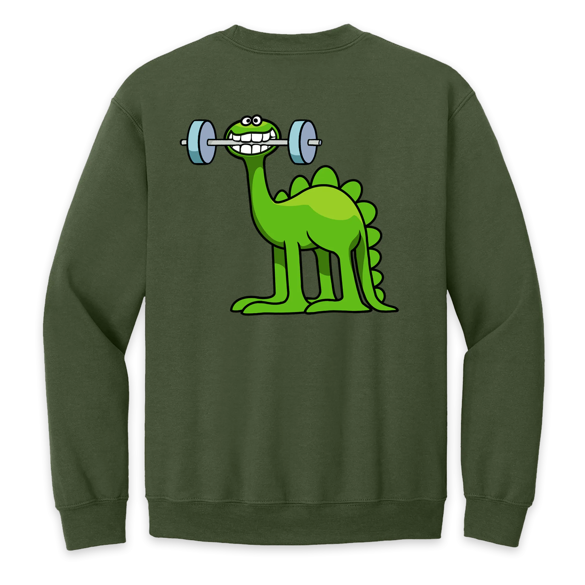 BC Fit Crewneck Sweatshirt - Full Back Design!