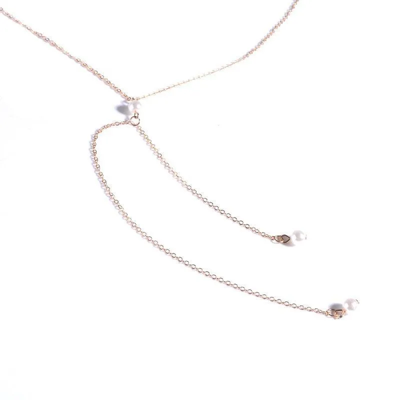 Beloved Pearl Back Drop Necklace - LAST CHANCE