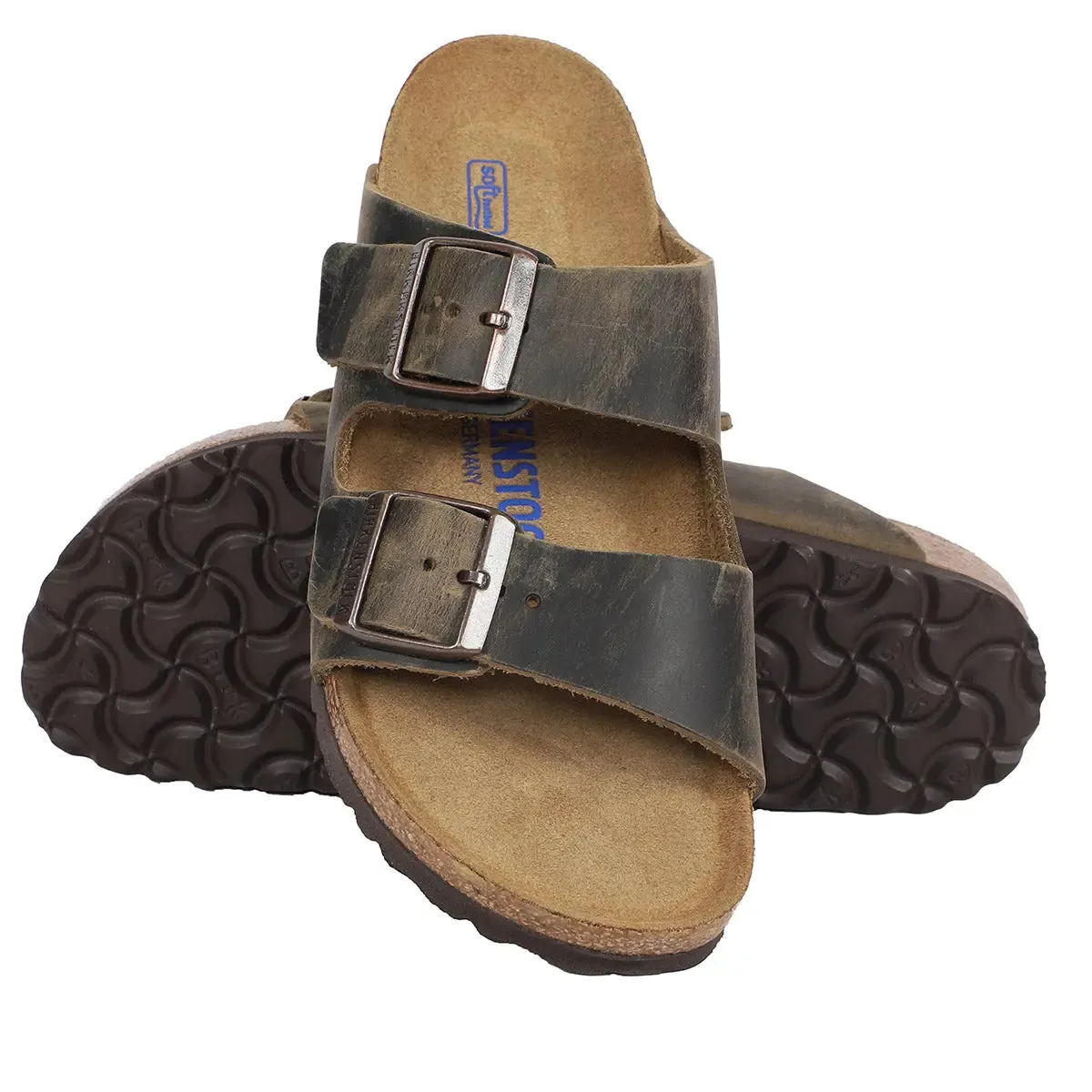 Birkenstock Arizona Soft Footbed Oiled Leather Sandals