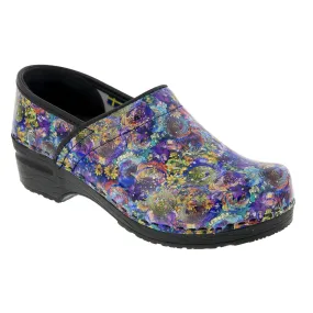 BJORK PROFESSIONAL Fleur Leather Clogs - CLOSEOUT