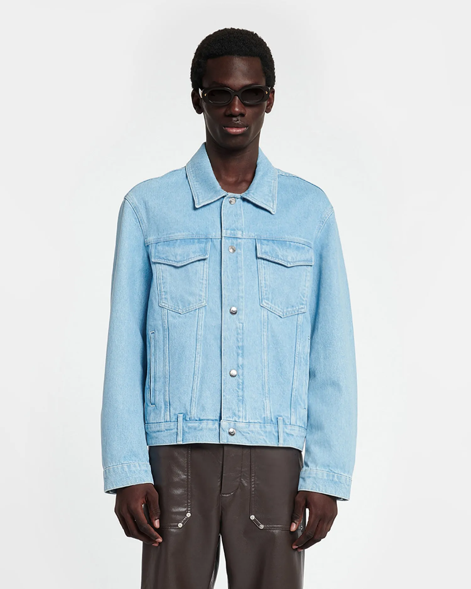 Boyce - Patch Pocket Denim Jacket - Eco Light Wash