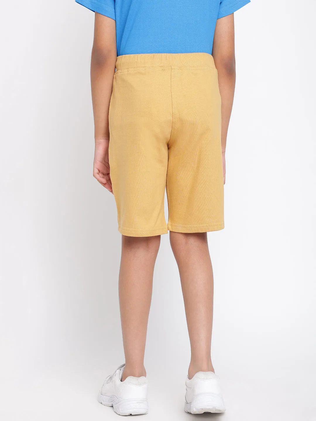 Boys Khakhi Cotton Shorts