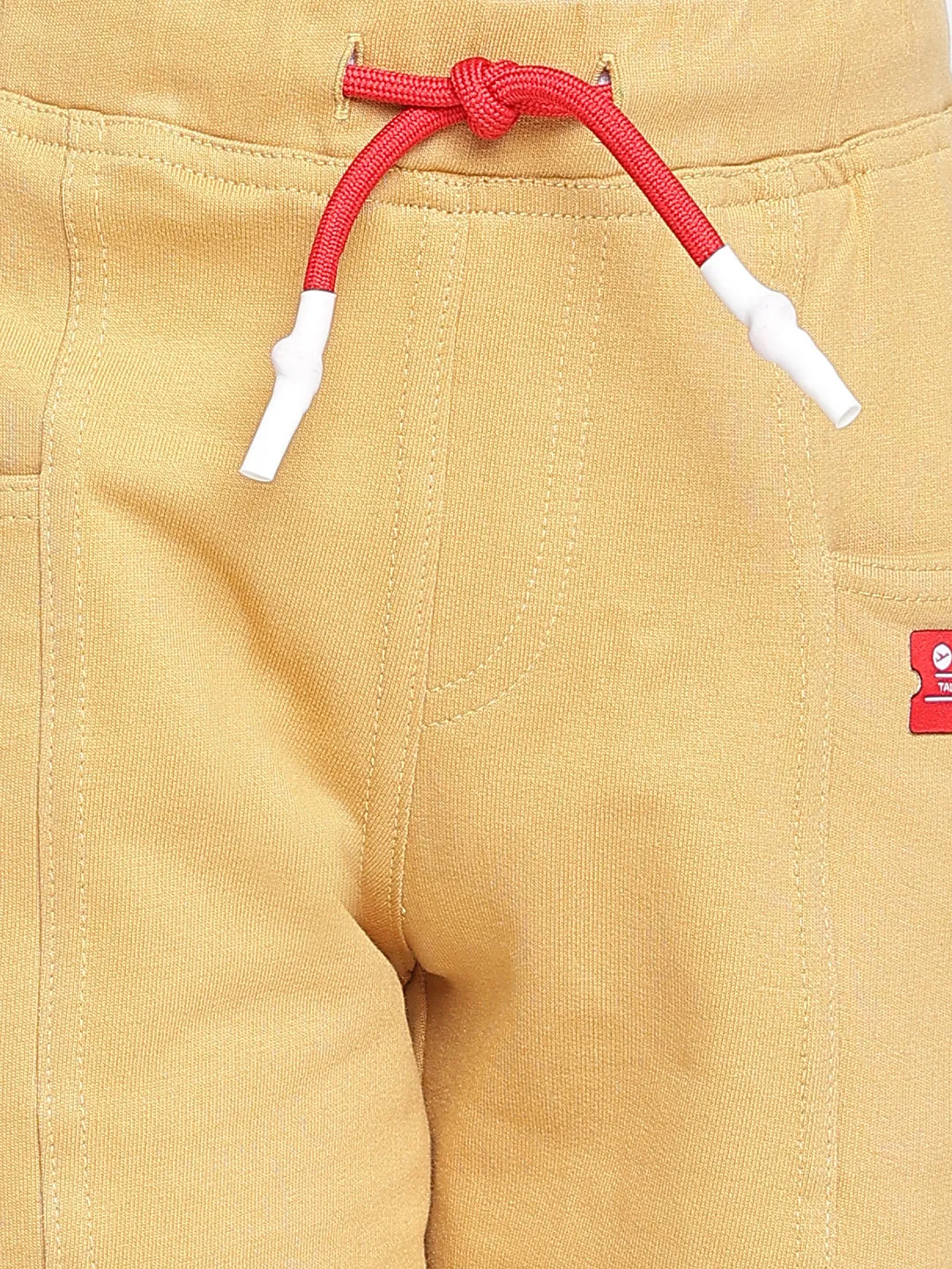 Boys Khakhi Cotton Shorts