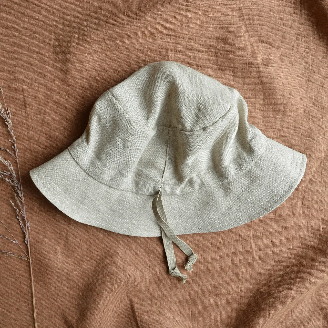 Bucket Hat in Organic Linen (9m-8y )