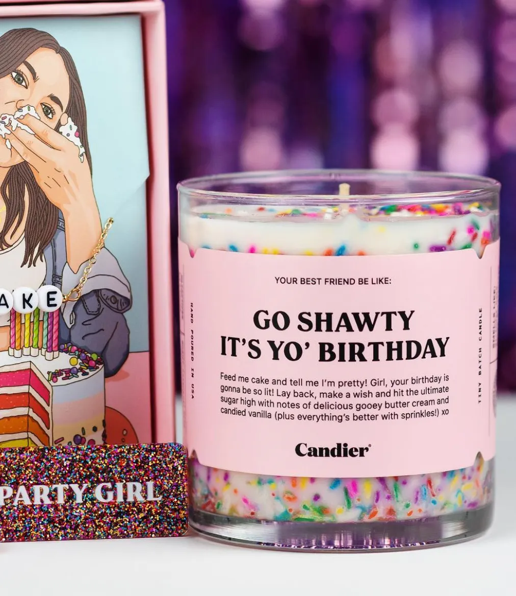 Candier "GO SHAWTY IT'S YOUR BIRTHDAY" 100% Soy Sprinkles candles