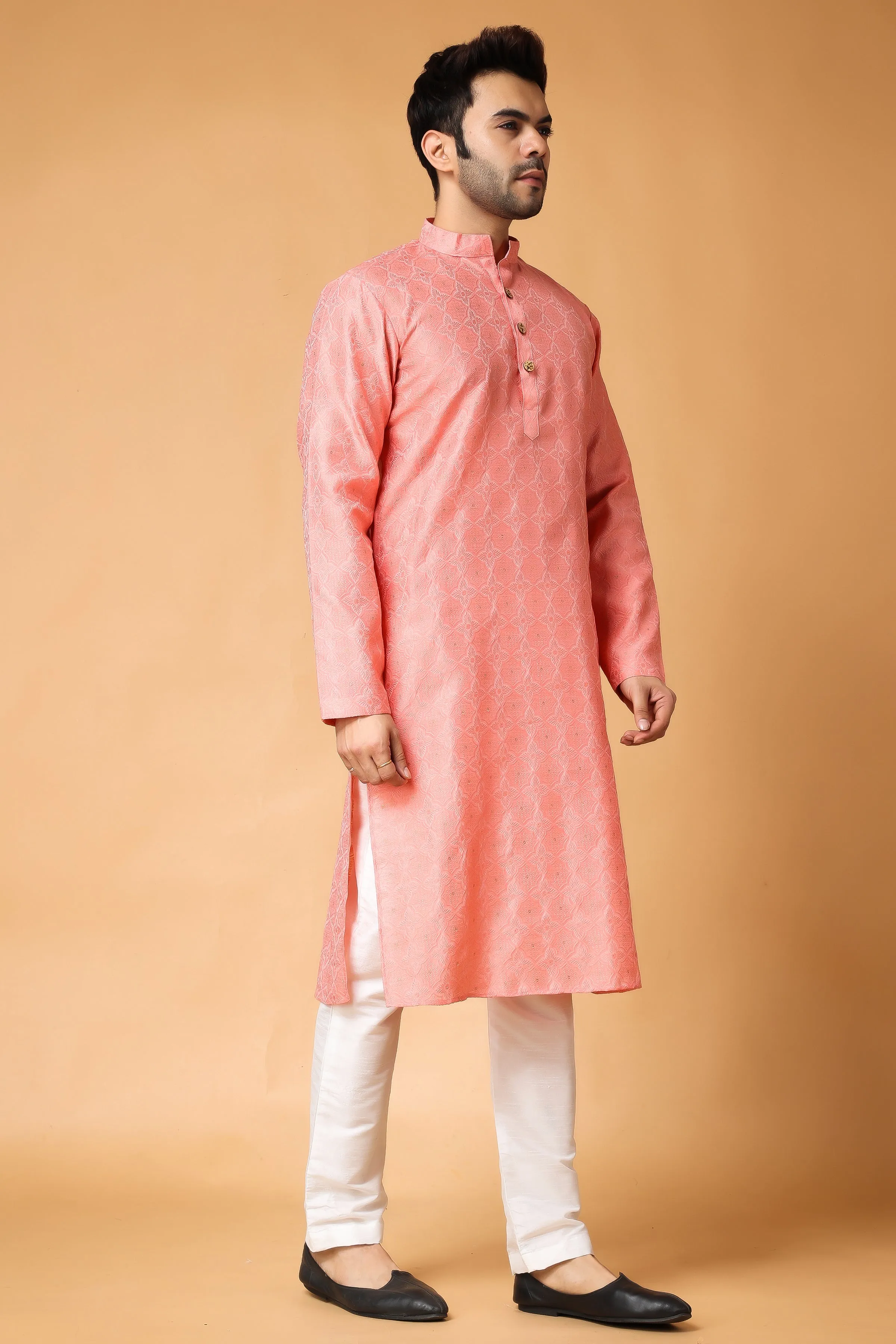 Candle Light Woven Kurta