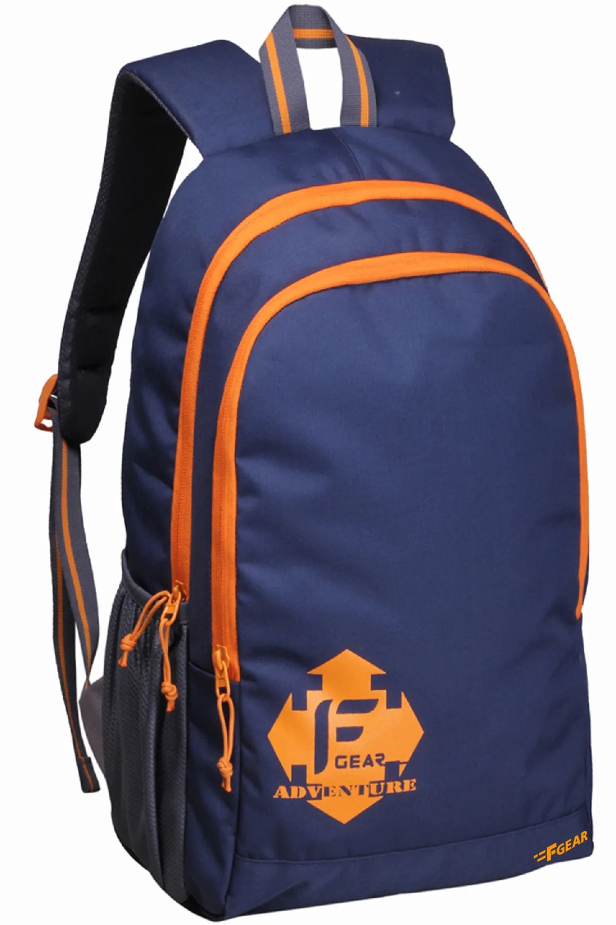 Castle 22L Navy Blue Orange Backpack