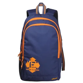 Castle 22L Navy Blue Orange Backpack