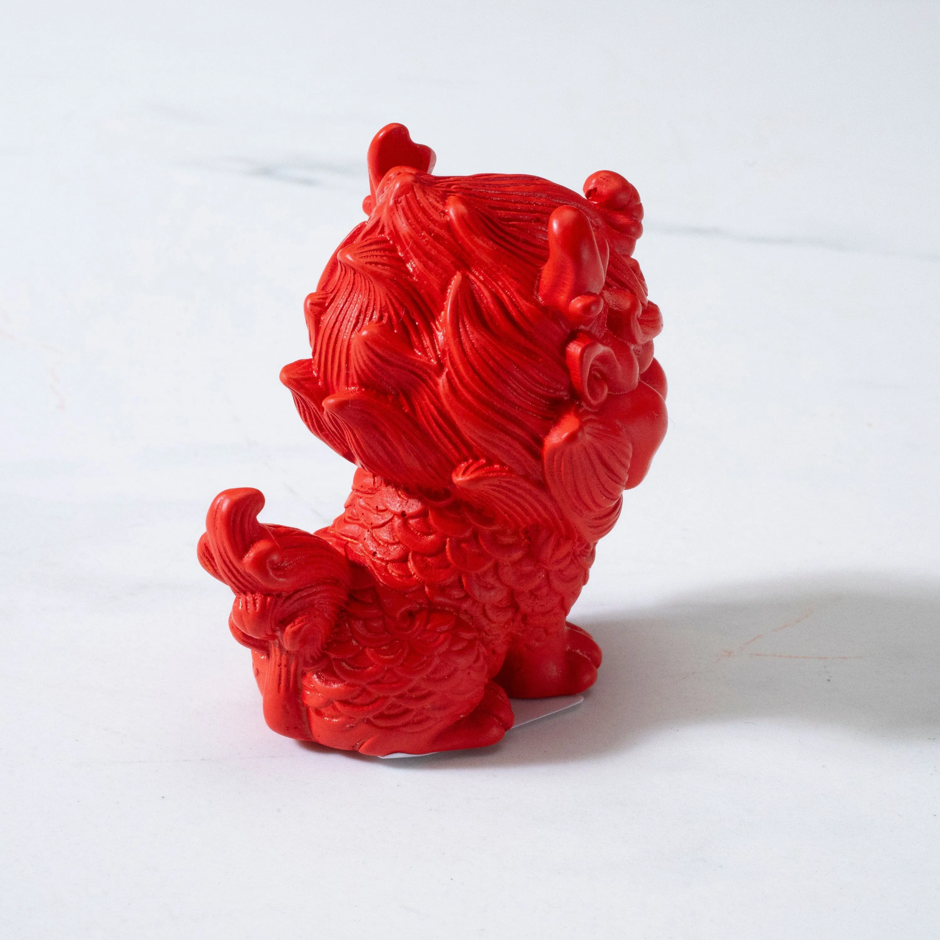 Cinnabar Dragon Carving