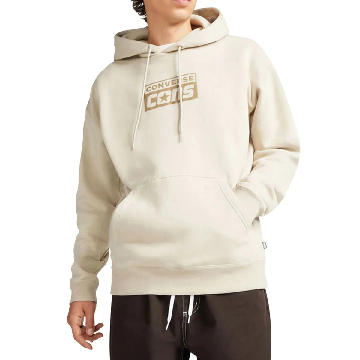 Converse CONS Fleece Pullover Hoodie Beach Stone