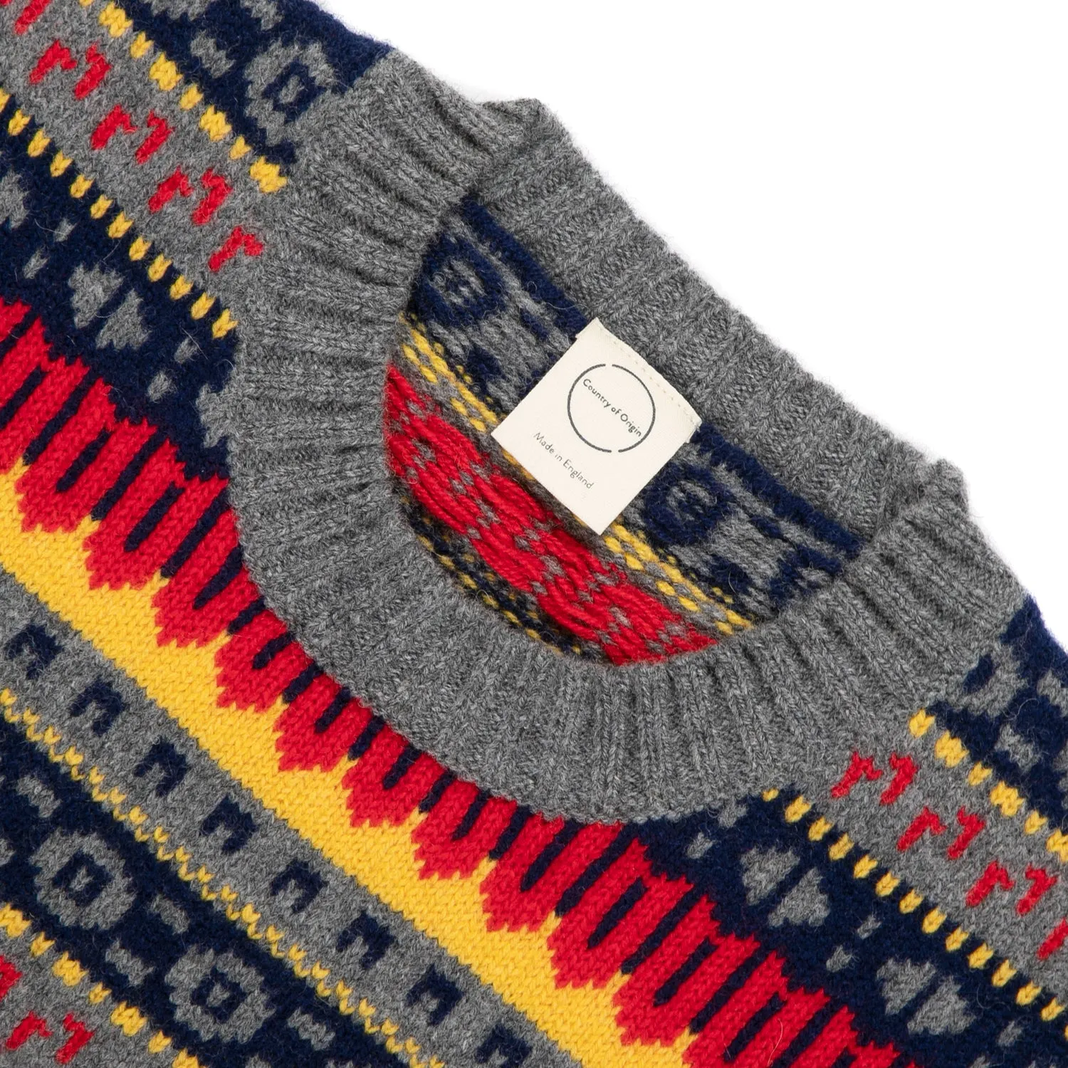 Country of Origin - Fairisle Lambswool - Yellow