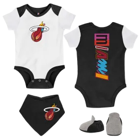 Court Culture Miami Mashup Vol. 2 Newborn Creeper/Bib/Bootie Set